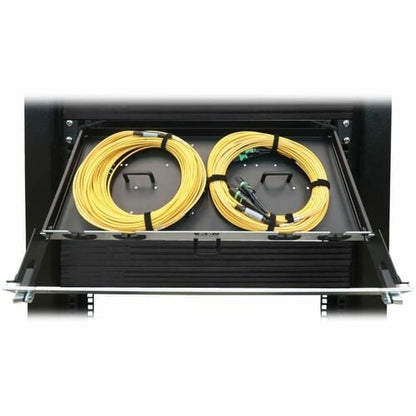 Tripp Lite by Eaton N48S-2M3X8M-20 Preloaded Fiber Panel - 1U High - Yellow, Black, Green