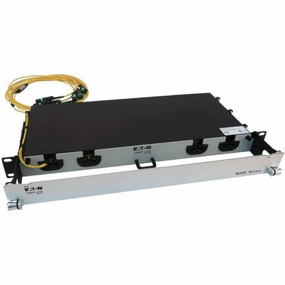 Tripp Lite by Eaton N48S-2M3X8M-20 Preloaded Fiber Panel - 1U High - Yellow, Bla