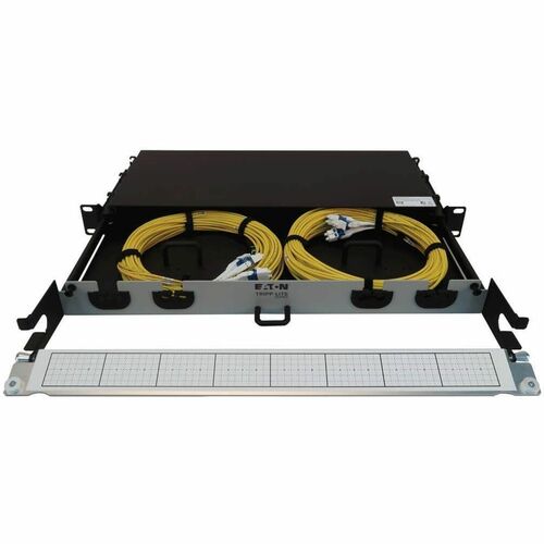 Tripp Lite by Eaton N48S-2M8L4-20 Preloaded Fiber Panel - 4 x Duplex - 1U High -