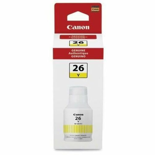 Bouteille d'encre jaune pigmentée Canon GI-26 - Jet d'encre - Pigment Yel