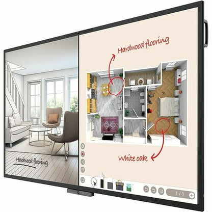 86IN 4K INTERACTIVE DUOBOARD PCAP 20PTS BUILT-IN SPEAKER/CAMERA
