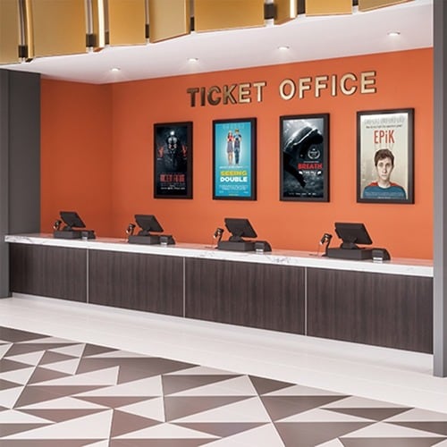 Chief Impact On-Wall Kiosk with Protective Glass