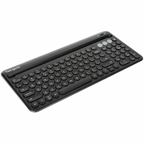 Targus Multi-Device Bluetooth Antimicrobial Keyboard With Tablet/Phone Cradle