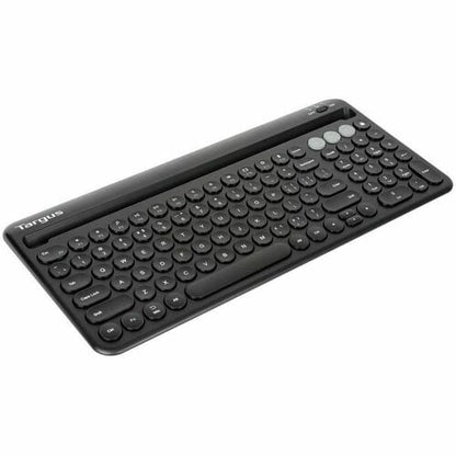 Targus Multi-Device Bluetooth Antimicrobial Keyboard With Tablet/Phone Cradle