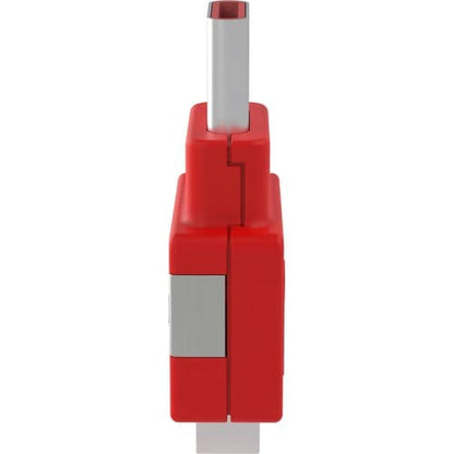 Panduit Smartkeeper USB Type C Blockout Device, Red  - MOQ (minimum order quanti