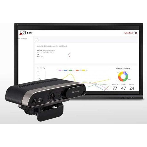 Cámara web ViewSonic VBC100 - USB 3.0 Tipo C - Vídeo de 3840 x 2160 - Micrófono
