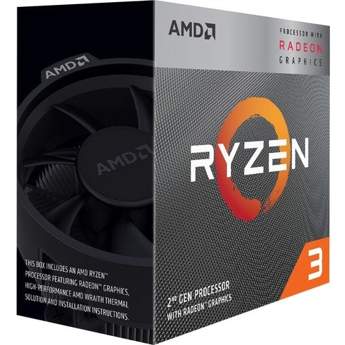 Processeur AMD Ryzen 3 3200G Quad-core (4 cœurs) 3,60 GHz - Pack OEM - 4