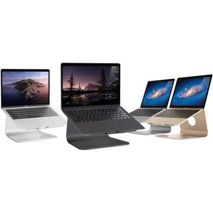 Soporte para computadora portátil Rain Design mStand - Negro - mStand transforma tu notebook
