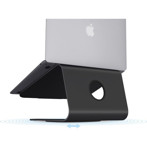 Support pour ordinateur portable Rain Design mStand360 avec base pivotante - Noir - mStand360