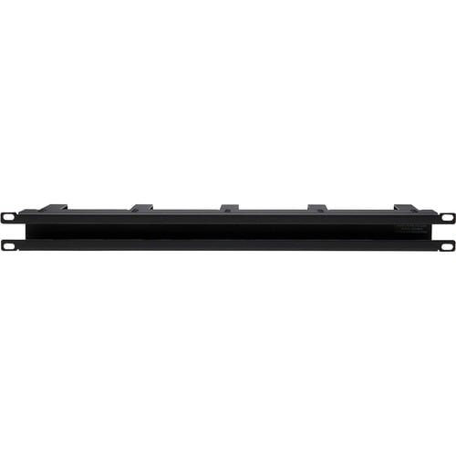 Tripp Lite by Eaton Horizontal Cable Manager - Metal Rings, Black, 1U - Horizontal Cable M