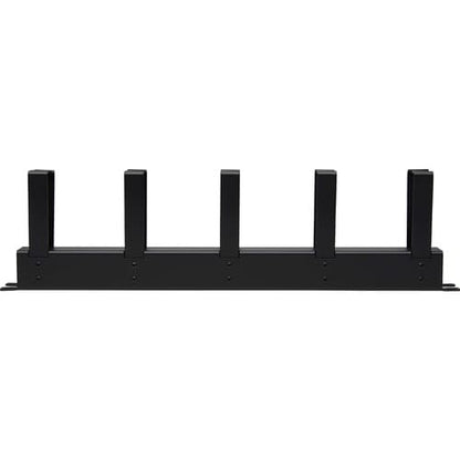 Tripp Lite by Eaton Horizontal Cable Manager - Metal Rings, Black, 1U - Horizontal Cable M