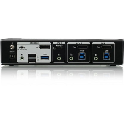 CONMUTADOR KVMP DE 3 PUERTOS USB-C Y DISPLAYPORT CON SUMINISTRO DE ENERGÍA