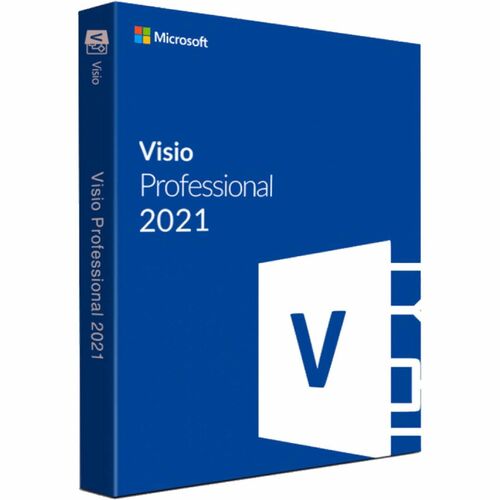 Microsoft Visio 2021 Professionnel - Pack Box - 1 PC - Sans support - Conception - Fr