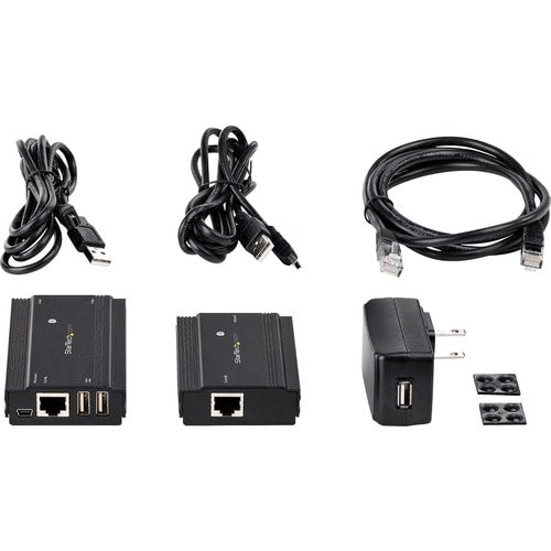StarTech.com 4 Port USB 2.0 Extender Hub over CAT5e/CAT6 Ethernet Cable