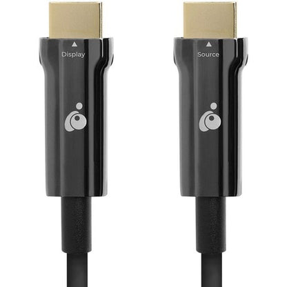 Cable óptico activo HDMI IOGEAR 10K de 100 pies.
