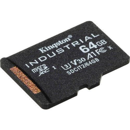 TARJETA PSLC MCROSDXC INDUSTRIAL C10 A1 DE 64 GB, PAQUETE INDIVIDUAL SIN ADAPTADOR