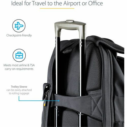 Sac à dos StarTech.com pour ordinateur portable 17,3" avec chargeur secteur amovible