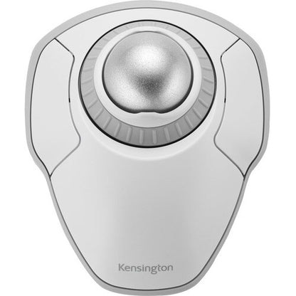 Kensington Orbit Wireless Trackball with Scroll Ring - White - Optical