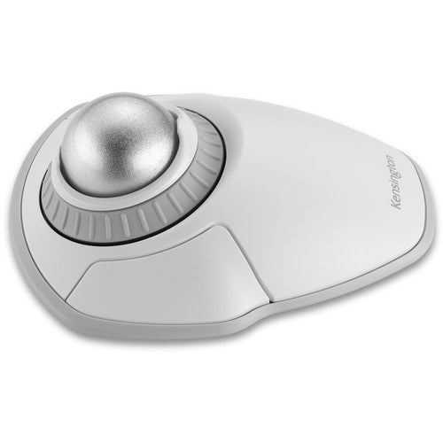 Kensington Orbit Wireless Trackball with Scroll Ring - White - Optical