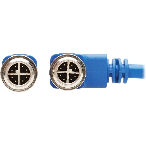 Câble Ethernet Cat6 Tripp Lite by Eaton NM12-603-10M-BL M12 X-Code, M/M, bleu, 1