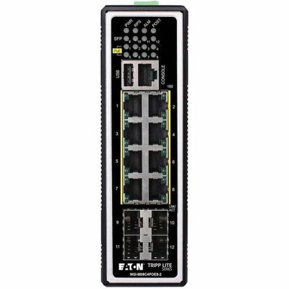 8P MNG INDT GIG POE SWITCH DIN