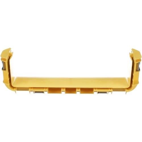 Panduit FiberRunner® Coupler, 12x4, Yellow - Yellow - Polycarbonate - 1 Pack