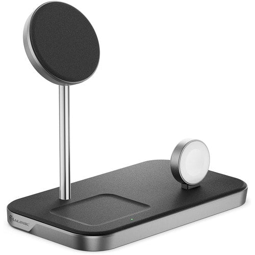 Alogic MagSpeed 3-in-1 Wireless 15W Charging Station - LED Indicator,