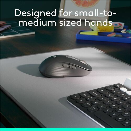 Logitech Signature M650 L Left (Graphite) - Optical - Wireless