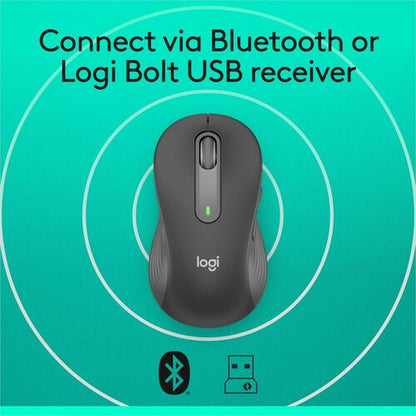 Logitech Signature M650 L Left (Graphite) - Optical - Wireless