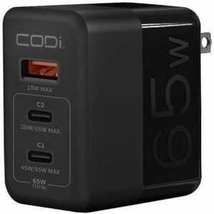 Adaptateur secteur CODi - 65 W - Noir
