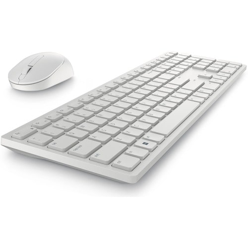 Clavier et souris sans fil Dell Pro KM5221W Blanc