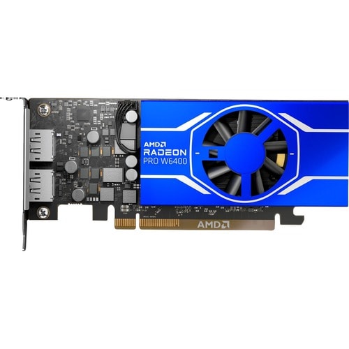 AMD Radeon Pro W6400 Graphic Card - 4 GB GDDR6 - Half-height - 7680 x
