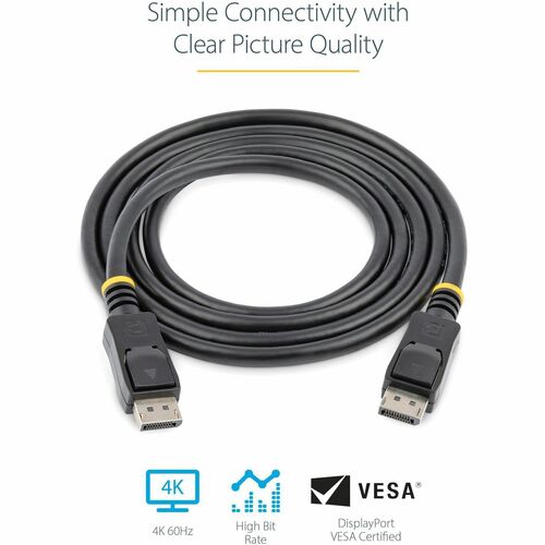 StarTech.com 6ft (2m) DisplayPort 1.2 Cable 10 Pack