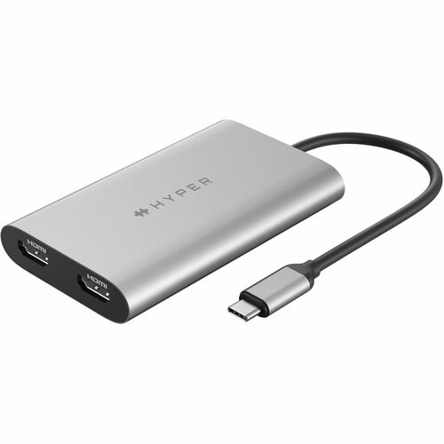 Hyper Dual 4K HDMI Adapter for M1/M2 MacBook - for Notebook/Desktop PC - USB Type C