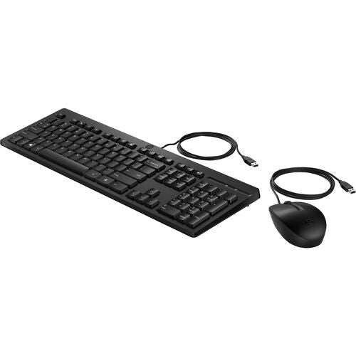 Combo USB Français 225 Clavier filaire Souris Noir PC
