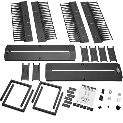 Tripp Lite 24-Port Cat6a Patch Panel Shielded Feedthrough Rackmount RJ45 1U - 24 Port(s) -