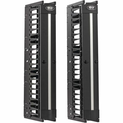 Organizador de cables SRCABLEVRT6HD de Tripp Lite by Eaton - Conducto para dedos - Negro