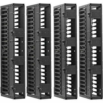 Tripp Lite by Eaton SRCABLEVRT6HD2 Cable Organizer - Finger Duct - Black