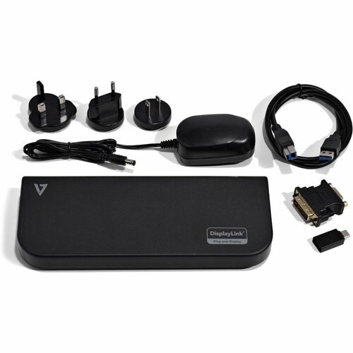 Estación de acoplamiento V7 UDDS2USB Dual DisplayLink