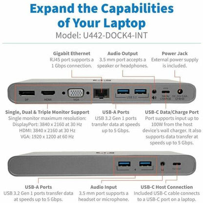 Tripp Lite par Eaton U442-DOCK4