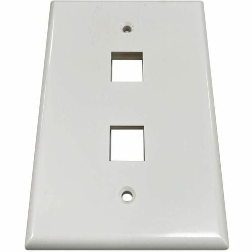 Tripp Lite by Eaton Safe-IT 2-Port Single-Gang Keystone Wall Plate, Antibacteria