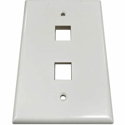 Tripp Lite by Eaton Safe-IT 2-Port Single-Gang Keystone Wall Plate, Antibacteria