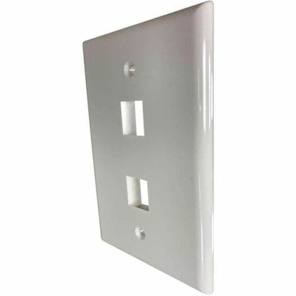 Tripp Lite by Eaton Safe-IT 2-Port Single-Gang Keystone Wall Plate, Antibacteria