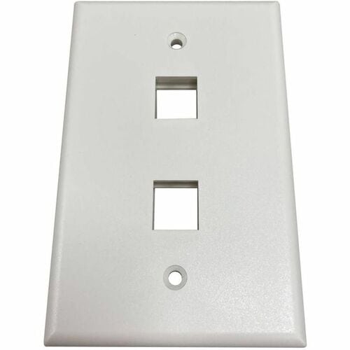 Tripp Lite by Eaton Safe-IT 2-Port Single-Gang Keystone Wall Plate, Antibacteria