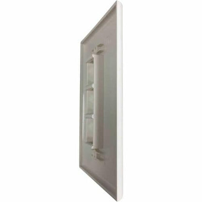 Tripp Lite by Eaton Safe-IT 3-Port Single-Gang Keystone Wall Plate, Antibacteria