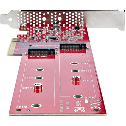 TARJETA ADAPTADORA SSD PCIE M.2 DUAL CON BIFURCACIÓN PCIE 4.0