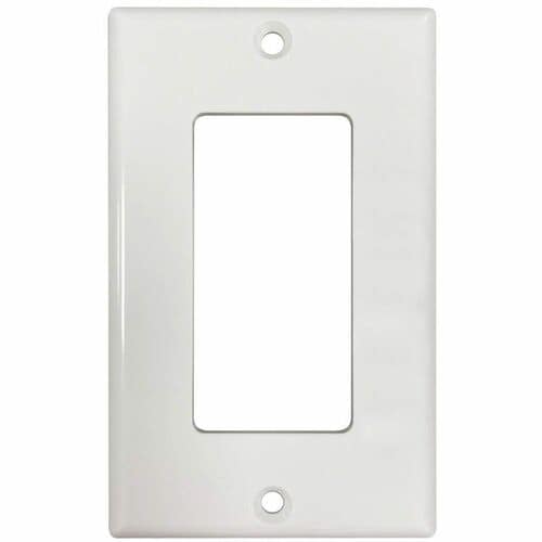 Tripp Lite by Eaton Safe-IT Single-Gang Antibacterial Wall Plate, Decora Style,