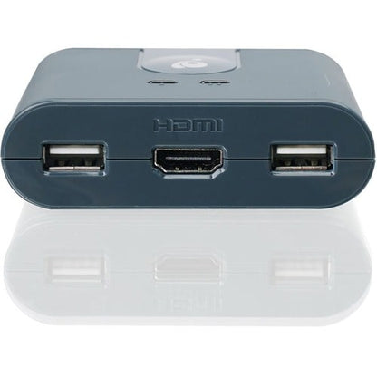 CONMUTADOR KVM FULL HD DE 2 PUERTOS CON CONEXIONES HDMI Y USB