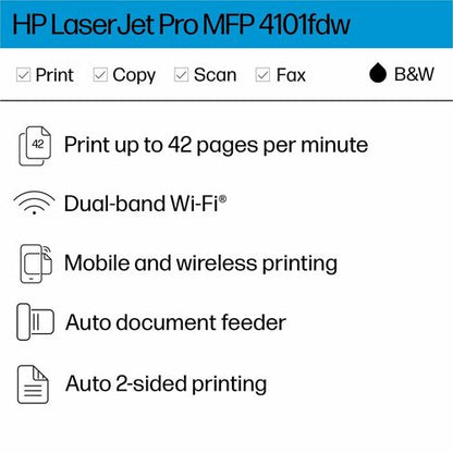 LASERJET PRO MFP 4101FDW PRINTER