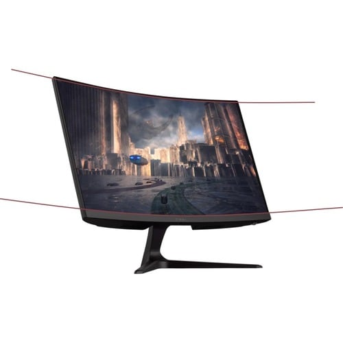 ViewSonic OMNI VX2418C 24\" Class Full HD Curved Screen LED Monitor - 16:9 - Black